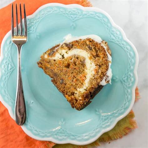 Carrot Bundt Cake With Cream Cheese Swirl Bunsen Burner Bakery