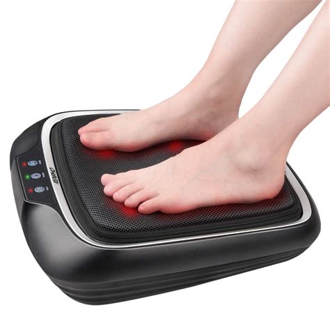 RENPHO Foot Massager with Heat, Shiatsu Heated Electric Foot Massager ...