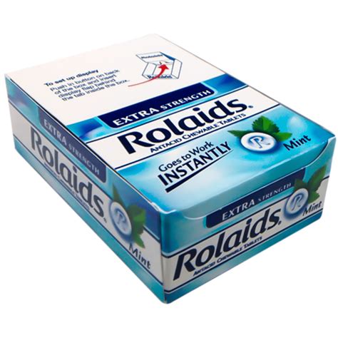 Rolaids Extra Strength Mint Medicine Reliever Chewable Antacid