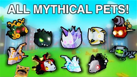 Hatching All Mythical Pets In Pet Simulator X Youtube