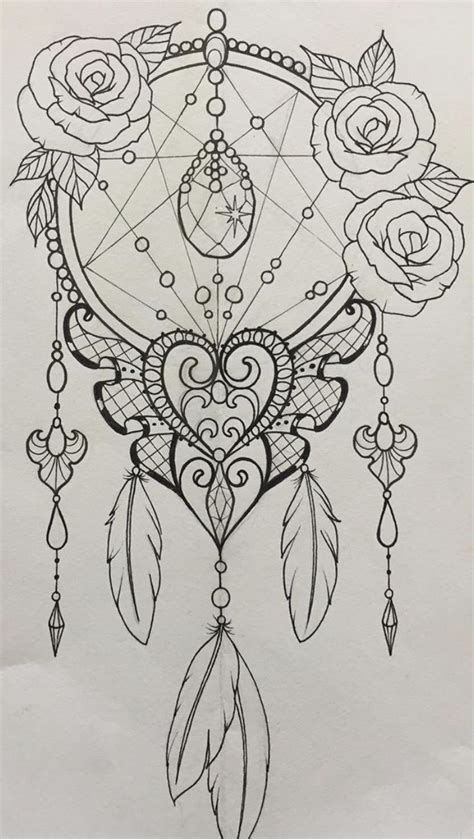 Pin By Alzira Gomes On Tattoo Hornamental Dream Catcher Tattoo Design