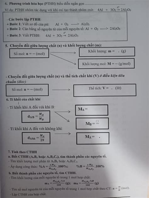 4 Phương trình hóa học PTHH biểu diễn ngắn gọn Ví dụ PTHH nhôm tác