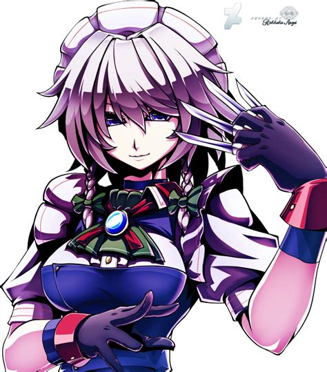 Touhou Render Sakuya Izayoi By Rokkakuanzai On Deviantart