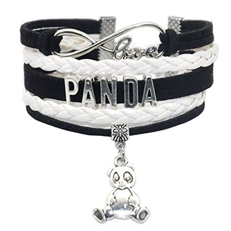 Infinity Panda Bracelet Bear Friendship Cute Panda Charm Bracelet For