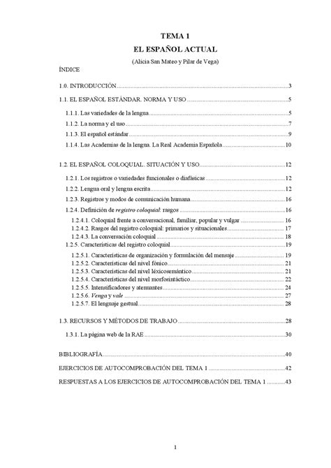 El Español Actual Sintaxis Apuntes De Filología Hispánica Docsity