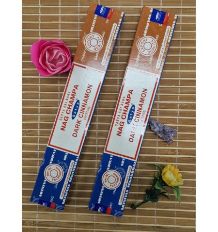 Incenso Indiano Nag Champa Canela Escura Satya