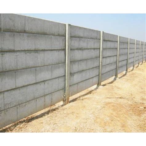 Polished RCC Precast Compound Wall For Boundaries Construction