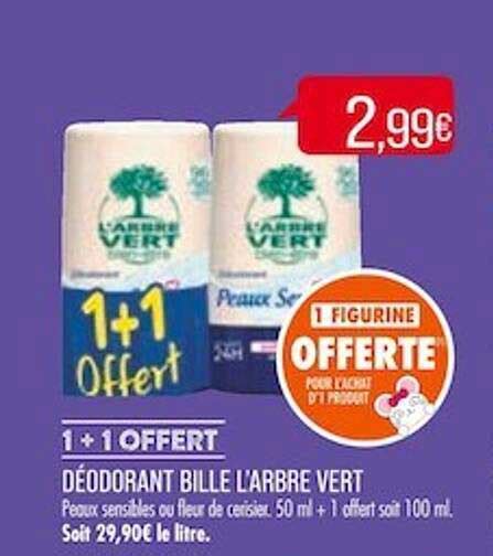 Promo D Odorant Bille L Arbre Vert Chez Match Icatalogue Fr