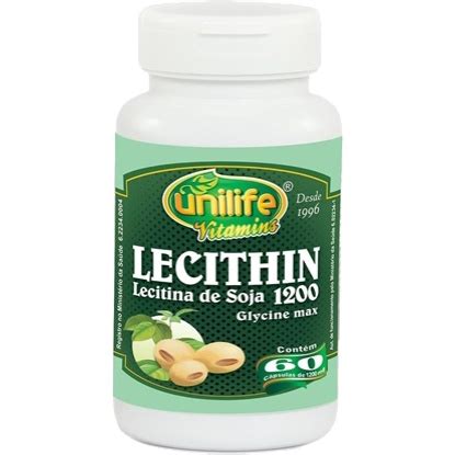 Lecithin Lecitina De Soja Mg C Psulas Unilife No Shoptime