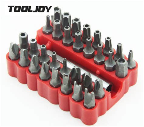 S2 Material 33PCS In 1 Philips Torx Slotted Screwdriver Bits With Bit