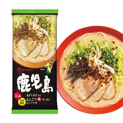 Japan Popular Marutai Kagoshima Kurobuta Tonkotsu Ramen 2 Servings