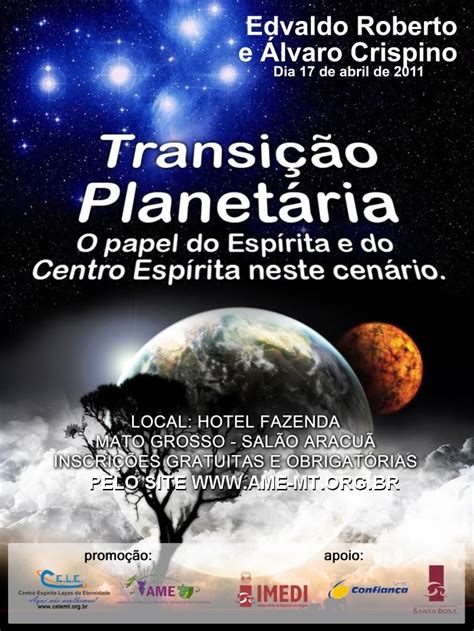 Palestra Transição Planetária Lar Espírita Aprendizes do Evangelho