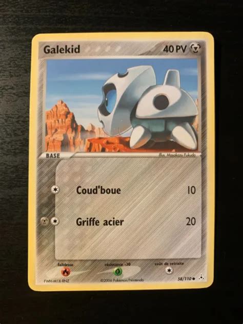 CARTE POKÉMON COMMUNE Galekid 58 110 Ex Fantômes Holon Bloc EX FR EUR 4