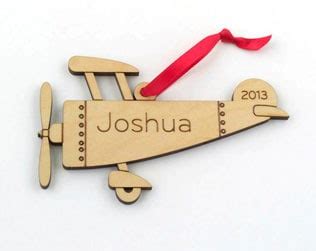 PERSONALIZED WOOD ORNAMENTS