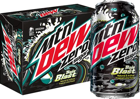 Mountain Dew Baja Blast Zero Sugar 12oz 12pk Grocery