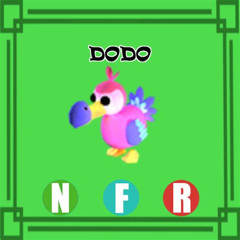 Dodo NEON FLY RIDE Adopt Me