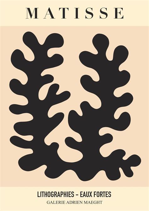 Henri Matisse Leaf Cut Outs Print Poster Artofit