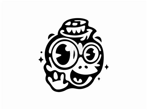 Cute Chimp Banana Logo Branition