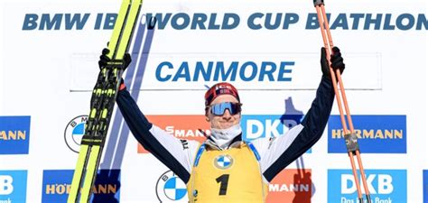 Biathlon Weltcup Canmore Gesamtweltcupsieger Johannes Thingnes Boe