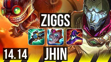 ZIGGS Nautilus Vs JHIN Sona ADC 65 Winrate 11 3 7 Godlike