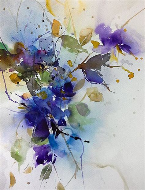 Pin Di Elaine Morgan Su Watercolor Arts Dipinti Floreali Acquerello