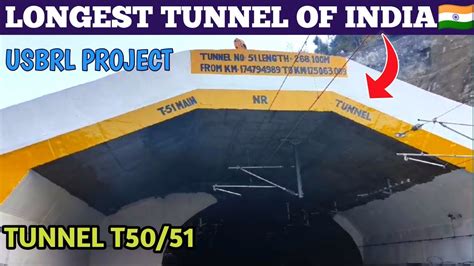 India S Longest Tunnel T Usbrl Project Latest Biggest Tunnel T