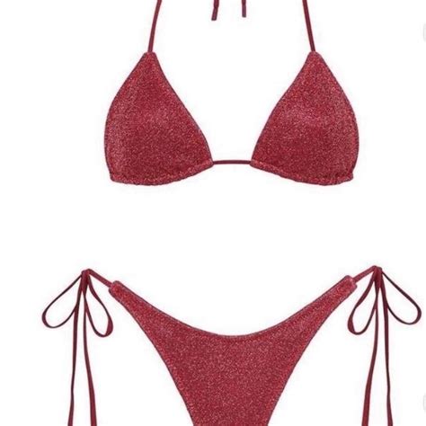 Triangl Sparkle Bikini S Good Condition Sold Out Depop