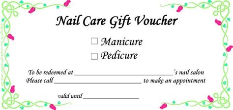 Pedicure Gift Certificate Template Carlynstudio With Regard To Amazing