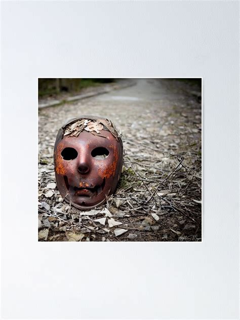 Mask Rust Poster For Sale By Onigirisuiko Redbubble