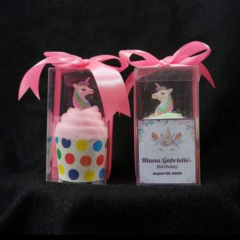Unicorn Cupcake Towel Souvenirs Lazada Ph