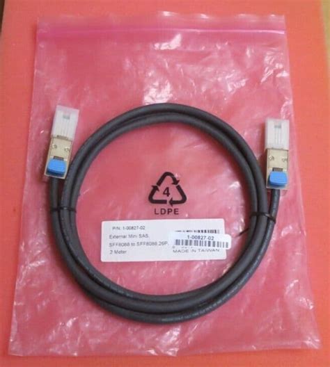 New Quantum 2 Metre External Mini Sas To Mini Sas Sff 8088 Cable 1 00827 02