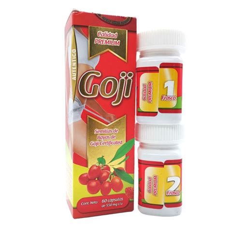 Goji C Psulas Flor De Oro De La Salud Productos Naturistas