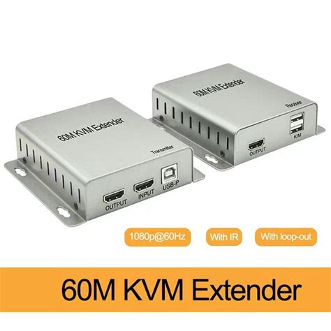 120M HDMI KVM Extender Via Cat5e 6 Rj45 4K HDMI USB Extender เครองสง