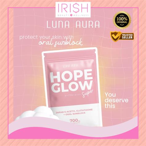 Luna Aura Hope Glow Glutathione Whitening Capsule Super Biggie