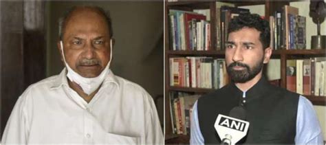 Congress Veteran Leader Antony Falls Silent After Son S Tryst With Bbc