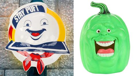 New Ghostbusters Stay Puft and Slimer Halloween decorations now in ...