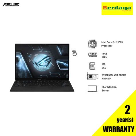 ASUS ROG FLOW Z13 GZ301Z ELC214W I9 12900H 16GB 1TB SSD