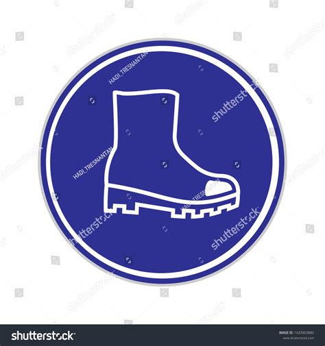 Wear Safety Shoes Required Boot Symbol Sticker Label Ppe Ubicaciondepersonas Cdmx Gob Mx