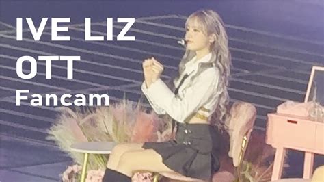 4k Ive 2024 Fan Meeting Liz Fancam Ott Youtube