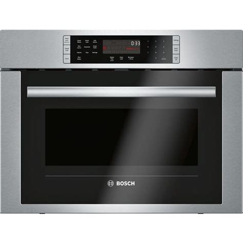 Bosch 500 Series 24 Inch Built In Convection Speed Microwave Oven The Home Depot Canada