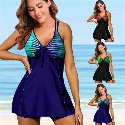 Nieuwe Plus Size 2022 Vrouwen Tankini Badmode Vrouwelijke Twee Stukken Bikini Set Badpakken