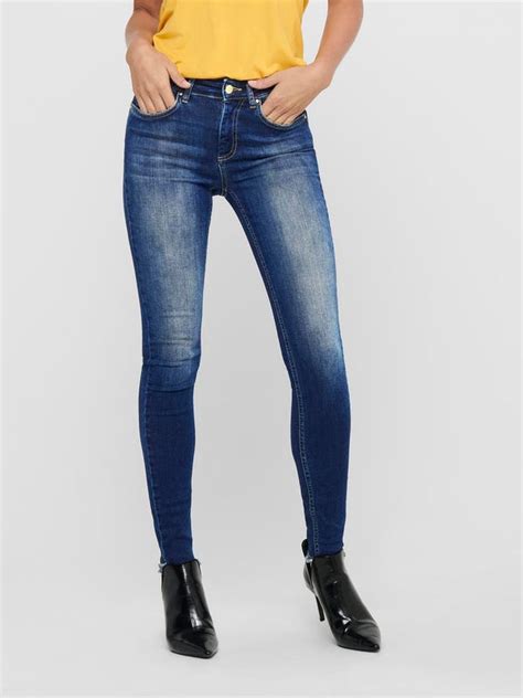 Onlblush Life Mid Ankle Skinny Fit Jeans Dark Blue Only®