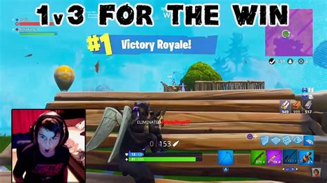 Phat Fortnite Father And Son Team The Colinator 1v3 Win Youtube