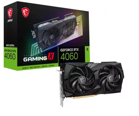 Tarjeta de Video Tarjeta Gráfica MSI Nvidia GeForce RTX 4060 Gaming X