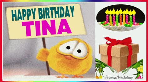 Happy Birthday Tina  Birthday Greeting Birthdaykim