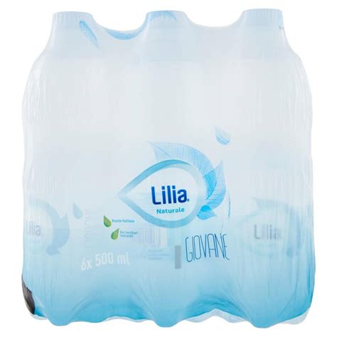 LILIA Giovane Acqua Minerale Naturale 0 5L X 6 PET NonPesa It