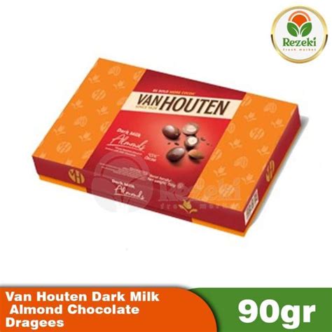 Jual Van Houten Dark Milk Almond Chocolate Dragees Gr Di Seller