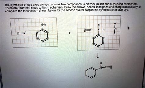 Solved The Synthesis Of Azo Dyes Always Requires Two Compounds