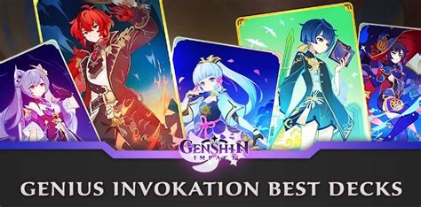 Genius Invokation Best Decks In The Genshin Impact Tcg