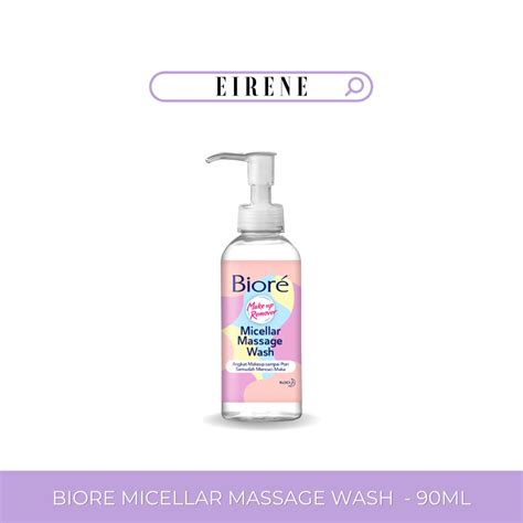 Jual Biore Mur / Biore Micellar Massage Wash - 90ml | Shopee Indonesia